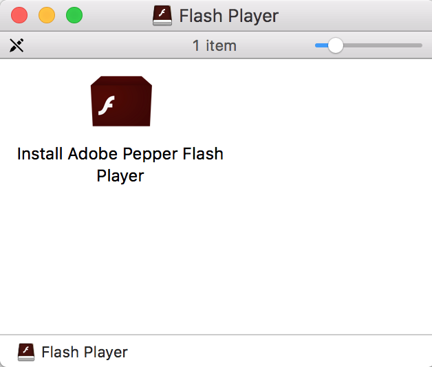 Adobe Flash Player Sierra 10.12.6